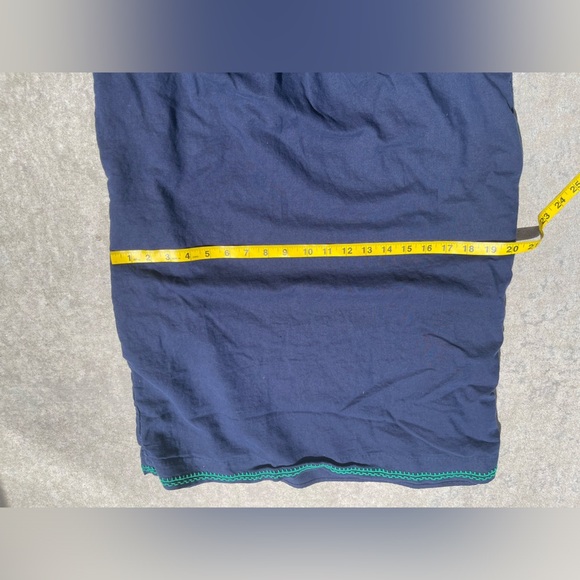 J. Crew Blue and Green Embroidered Linen Blend Sleeveless Sundress, Size Small - Picture 7 of 10